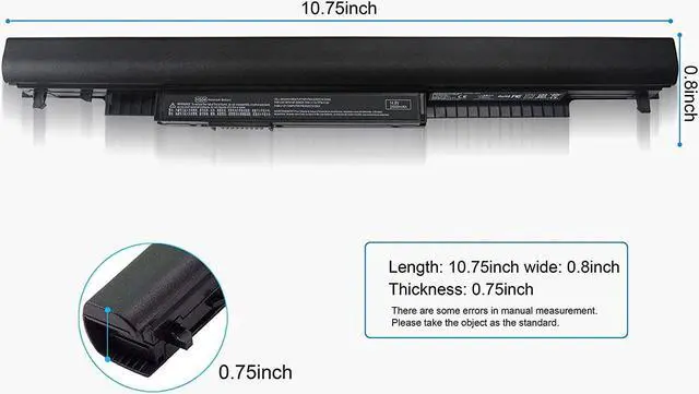 Alt view image 3 of 7 - HS03 HS04 Notebook Battery for HP Spare 807956-001 807957-001 807612-421 HSTNN-LB6U N2L85AA HS03031-CL HS04041-CL,HP Notebook 14, HP Notebook 15,15-ay039wm 15-ay192nr 15-ay013dx 17-y088d 17-y016cy