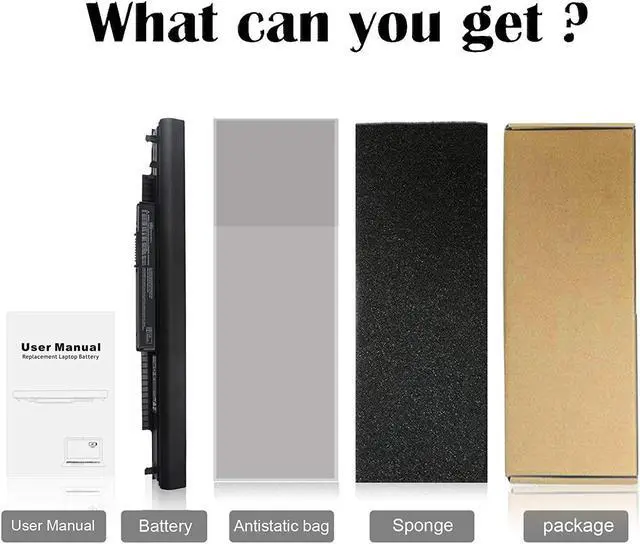 Alt view image 7 of 7 - HS03 HS04 Notebook Battery for HP Spare 807956-001 807957-001 807612-421 HSTNN-LB6U N2L85AA HS03031-CL HS04041-CL,HP Notebook 14, HP Notebook 15,15-ay039wm 15-ay192nr 15-ay013dx 17-y088d 17-y016cy