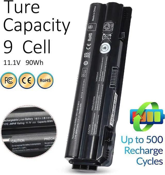 Alt view image 6 of 7 - New 90Wh R795x Laptop Battery Replacement for Dell XPS L702X L701X 17 15 14 1591 L502X L501X L702X L721X fit: 312-1123 312-1127 J70W7 JWPHF WHXY3 Notebook Battery [11.1V 90Wh ]