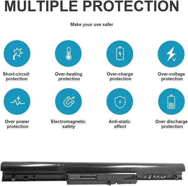 Alt view image 3 of 7 - Fancy Buying Battery for HP Spare 694864-851 695192-001 H4Q45AA HSTNN-YB4D HSTNN-YB4M,VOLKS VK04, TPN Q113, TPN Q114, TPN Q115, HP Pavilion Sleekbook 14-b000, 15-b000, Pavilion Ultrabook 14-b000