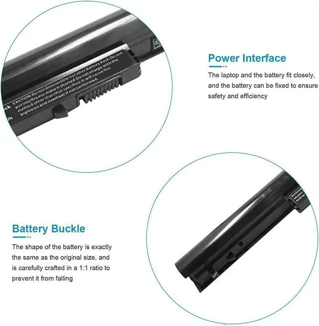 Alt view image 4 of 7 - Fancy Buying Battery for HP Spare 694864-851 695192-001 H4Q45AA HSTNN-YB4D HSTNN-YB4M,VOLKS VK04, TPN Q113, TPN Q114, TPN Q115, HP Pavilion Sleekbook 14-b000, 15-b000, Pavilion Ultrabook 14-b000