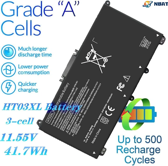 Alt view image 2 of 7 - HTO3XL HT03XL L11119-855 Laptop Battery for HP Spare Pavilion 15-da0xxx 15-cs0xxx 15-cs3073cl 15-cs3153cl 15-cs1065cl 15-da0014dx 15-da012dx 15-db0011dx 17-by0053cl 14-dk1013dx 15-cs0053cl