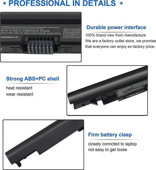 Alt view image 3 of 7 - 919700-850 JC03 JC04 Battery for HP Spare 919701-850 hstnn-lb7v 15-bs0xx 15-bw0xx 17-bs0xxx 15-bs1xx 17-ak0xx 15-bs015dx 15-bs113dx 15-bs115dx 15-bs060wm 15-bs013dx 17-bs011dx 15-bs070wm 15-bw011dx