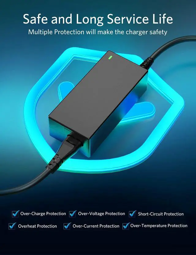 Alt view image 4 of 7 - 45W Laptop Charger for HP 19.5V 2.31A Ac Adapter Fit for HP Stream 13 11 14 Pavilion 11 13 15 X360 M3 elitebook Folio 1040 G1 G2 G3 touchsmart 11 13 15 15-f009wm 15-f024wm Laptop Power Supply Cable