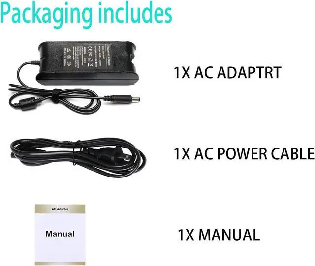 Alt view image 6 of 6 - 90W 65W Latitude Charger for Dell Latitude E6220 E6230 E6320 E6330 E6400 E6410 E6420 E6430 E6440 E6500 E6510 E6520 E6530 E6540 E7240 E7250 E7440 E7450 5480 5580 7280 7480 7390 7490 Laptop Power Cord
