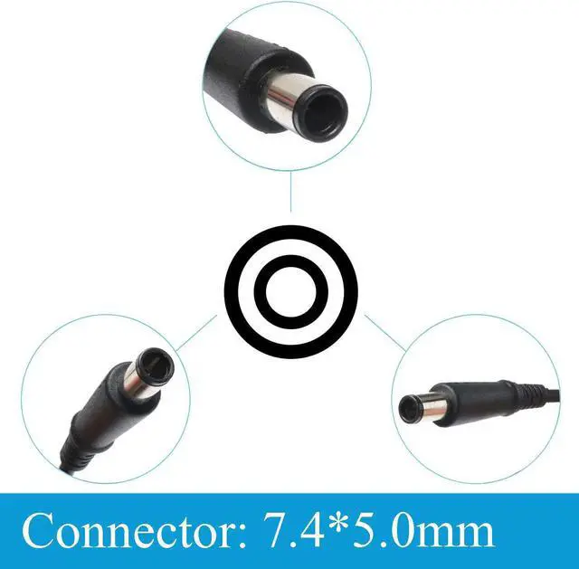 Alt view image 2 of 7 - 65W AC Power Laptop Charger for Hp Elitebook Folio 9470m 9480m,Pavilion DV4 DV5 DV6 DV7 G6 G7,EliteBook Revolve 810 G1 G2 / 820 G1 Supply Power Cord