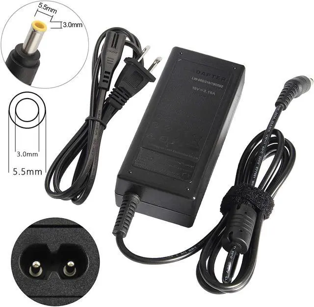 Alt view image 2 of 7 - ACDoctor Power Adapter Charger for Samsung R540 R530 R580 R440 R480 QX410 Q430 P560 NP-NF310 R580I R580E R540E R540 R440I R480I R430I P560I Q430H R530CE Samsung N110 N120 N130 N140 Power Supply Cord