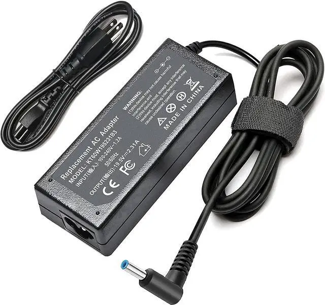 Main image of 45W 19.5V 2.31A Charger Compatible for HP 14 Laptop 14-dq0040nr, Pavilion, Stream, Envy, ProBook, EliteBook, Spectre, Notebook Computer AC Adapter Power Cord (4.5 x 3.0mm Smart Blue Tip)