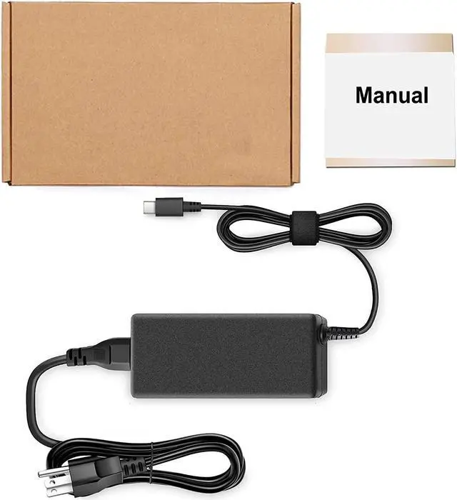 Alt view image 7 of 7 - 45W Type C USB C Laptop Charger AC Adapter for HP ProBook G5 G1 430 440 445 450 455 G6 x360 11 G3 EE,Elite x2 1012 1013 G1 EliteBook 745 1040 G5 x360 1030 G2 1020,Pro x2 612 G2,HP 210 G2, Pavilion X2