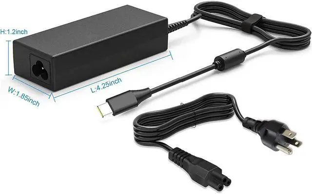 Alt view image 2 of 7 - 65W Chromebook Charger with Type USB C for Dell Chromebook 11 13 14 3380 3100 3400 5190 7486 2-in-1 P28T P29T,Dell XPS 12 12D 13 15 9370 9333 9360 9350 9365 9380 9Q33 Laptop Type C Power Supply Cord