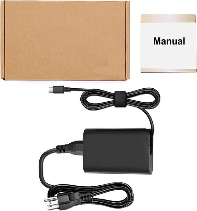 Alt view image 7 of 7 - DJW 65W Type-C Ac Adapter/Power Cord Supply for Dell XPS 12 9250 XPS 13 9350 9360 9365 ; Latitude 7275 7370 7375 LA65NM170 DA65NM170 ; Venue8 pro 5855