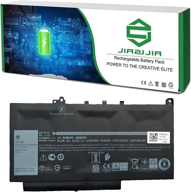 Main image of JIAZIJIA 7CJRC Battery Replacement for Dell Latitude 7470 7270 E7470 E7270 Series 021X15 0KNM09 0TX283 TX283 KNM09 21X15