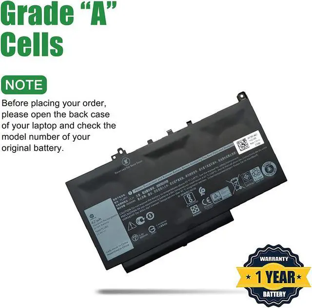 Alt view image 3 of 5 - JIAZIJIA 7CJRC Battery Replacement for Dell Latitude 7470 7270 E7470 E7270 Series 021X15 0KNM09 0TX283 TX283 KNM09 21X15
