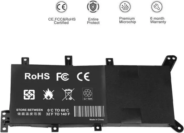 Alt view image 3 of 5 - Fancy Buying C21N1347 Laptop Battery Replacement for Asus X555 X555L X555LA X555LD X555LN A555L K555L Y583LD W519LD K555LD K555LA R556L VM590L Series 2ICP4/63/134 [7.6V/5000mAh/38Wh]