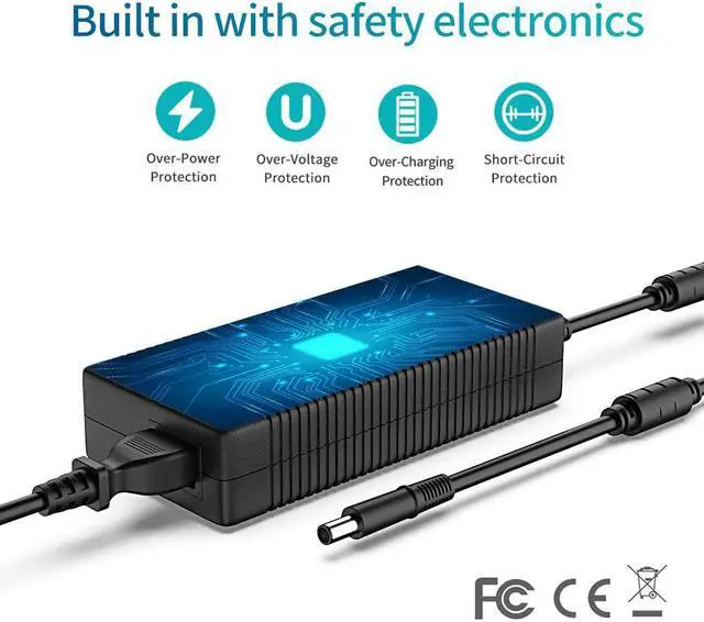 Alt view image 4 of 7 - Delippo 20V 8.5A 170W Laptop AC Adapter Charger Replacement with Lenovo Y410P Y500 Y500N Y560 Y510P 36200401, 888014240