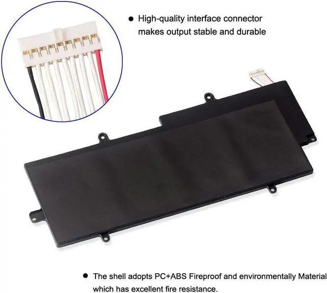 Alt view image 7 of 7 - PA5013U-1BRS Laptop Battery for Toshiba Portege Z835 Z830 Z930 Z935 Ultrabook PA5013U-1BRS PA5013 PA5013U 14.8V 3060mAh 47WH