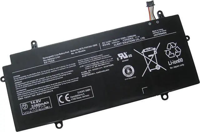 Main image of OLIEAN Laptop Battery PA5136U-1BRS for Toshiba Portege Z30 Z30-A Z30-A1301 Series PA5136U Tablet Rechargeable Notebook Battery Pack 14.8V 3380mAh