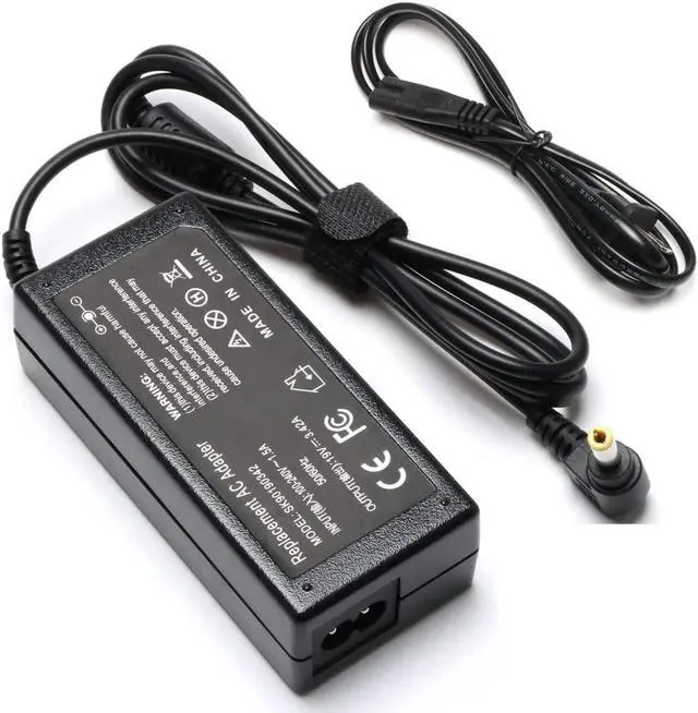 Main image of Laptop Charger AC Adapter for Toshiba Satellite C55 C655 C850 C50 L755 C855 L655 L745 P50 C855D C55D S55;Toshiba Portege Z30 Z930 Z830;Satellite Radius 11 14 15 Laptop Power Supply Cord 65W 19V 3.42A