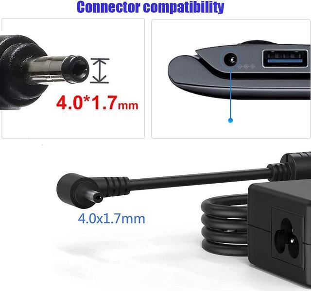 Alt view image 2 of 7 - TJFOREVER 20V 2.25A 45W Laptop Charger for Lenovo Ideapad S145 S540 S340 C340 S740 110s 120s 310 320 320s 510 510s 710s 720s Yoga 710 11 14 15 Power Adapter(4.0x1.7mm)