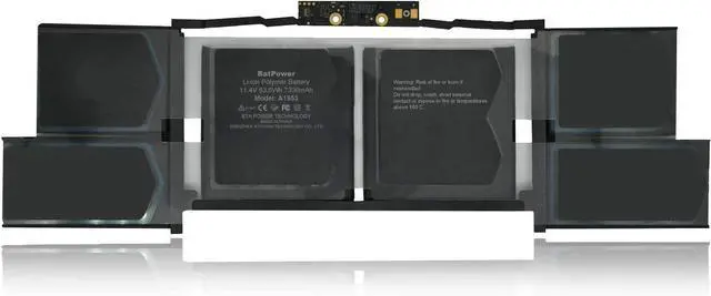 Alt view image 3 of 7 - BatPower A1953 Replacement Laptop Battery for Apple Mid 2018 2019 MacBook Pro 15-inch A1990 EMC 3215 EMC 3359 BTO/CTO Battery MacBook Pro 15" Touch Bar A1990 Apple A1953 Battery 83.6Wh