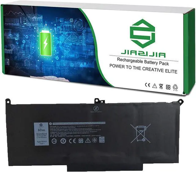 Main image of JIAZIJIA F3YGT 2X39G Battery Replacement for Dell Latitude 7480 7490 E7480 E7490 7280 7290 E7280 E7290 7380 7390 E7380 E7390 Series DM3WC 0DM3WC