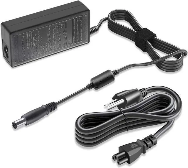 Alt view image 7 of 7 - AC Adapter/Battery Charger for Compaq Presario 2210B 2510P CQ40 CQ45 CQ50 CQ56 CQ56-115DX CQ60 CQ60-210US CQ60-211DX CQ60-215DX CQ60-216DX CQ60-419WM CQ60-615DX CQ60Z CQ61 + Power Cord
