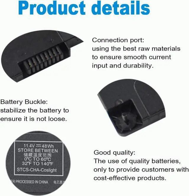 Alt view image 3 of 7 - Bovekeey CS03 CS03XL Laptop Battery Compatible with HP EliteBook 840 G3 848 G3 850 G3 755 G3 745 G3 EliteBook 840 G4 848 G4 850 G4 755 G4 745 G4 ZBook 15u G3 Series 800231-1C1 800513-001 CS03046XL