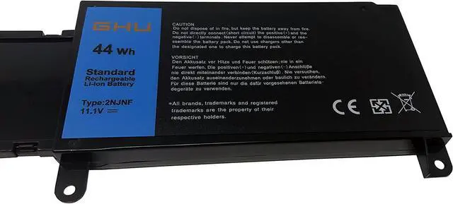 Alt view image 3 of 7 - GHU New 44wh 11.1v Laptop Battery Replacement for 2NJNF 8JVDG TPMCF T41M0 Compatible for Dell Inspiron 14z-5423 15z-5523