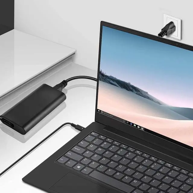 Alt view image 6 of 6 - HotTopStar 130W USB C Type C Laptop Charger Compatible for Dell XPS 15 9500 9575 17 9700, Precision 5530 2in1, Latitude 7410 7310 7210 9410 9510 5420 5320, 20V 6.5A AC Power Adapter Charger