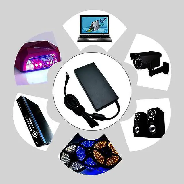 Alt view image 7 of 7 - 180W 19.5V 9.23A Charger,for Chicony A15-180P1A for Sager NP7876 NP7856-N NP7856-S NP8956 NP8957 Notebook AC Adapter 5.5x2.5mm