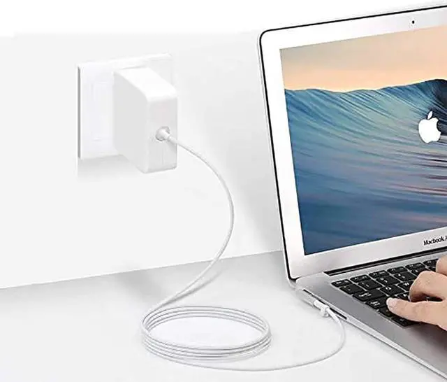 Alt view image 6 of 6 - Mac Book Pro Charger, Replacement 60W Power Adapter L-Tip Magnetic Connector Charger for Mac Book and 13-inch Mac Book Pro(Before Mid 2012 Models)