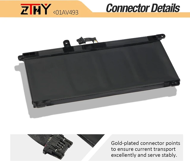Alt view image 5 of 7 - ZTHY 01AV493 00UR890 Laptop Battery Replacement for Len OVO ThinkPad T570 20H9004RUS 20JW0009US T580 20L9001YGE P51S 20HB000WUS P52S 20LB000HGE Series 00UR891 00UR892 SB10L84121 SB10L84122 SB10L84123