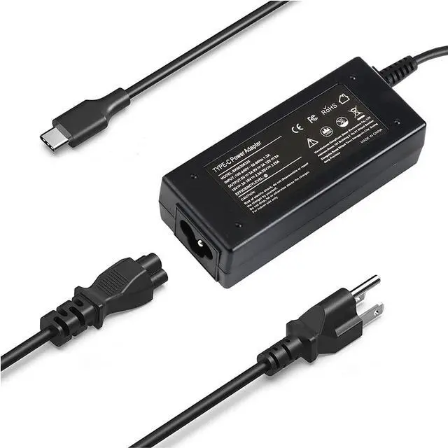 Main image of 65W Type C Power Cord for Samsung Notebook Series 7 Spin NP750QUA-K01US NP750QUB,Galaxy Book Flex 15.6"?NP950QCG-K03US BA44-00336A W030R003L PD-30ABUS W16-030N1A USB C AC Laptop Charger