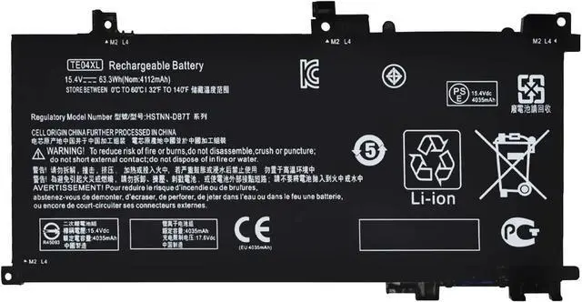 Main image of TE04XL Battery for HP Owmen 15-ax200:15-ax250wm 15-ax210nr 15-ax243dx 15-ax256nr 15-ax252nr 15-ax220tx 15-ax220tx;hp Pavilion 15-bc200:15-bc204nf and More 905175-271 2C1 905277-855 HSTNN-DB7T