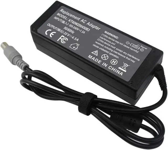 Alt view image 4 of 6 - Gomarty 90W AC Power Adapter Charger for IBM ThinkPad Z60 Z60t Z61 X201 X220 X300 X301 X60s R61 2353 2355 417032U 42T5292 40Y7659 PA-1650-53I 20V 4.5A