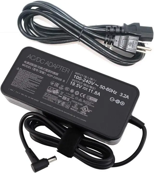 Main image of 19.5V 11.8A 230W AC Charger Fit for Asus ROG Zephyrus S GX701GX GX701GW GX701GV ROG Strix Scar II GL704GM-DH74 GL703GM-DS74 ADP-230GB B A17-180P1A Gaming Laptop with US Cable