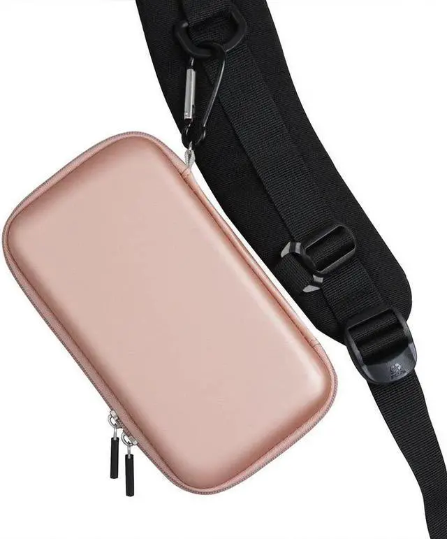 Alt view image 6 of 6 - Hard EVA Travel Case for POWERADD Pilot 4GS 12000mAh / Uni-Yeap 11000mAh External Battery Charger Power Bank Color: Rose Gold