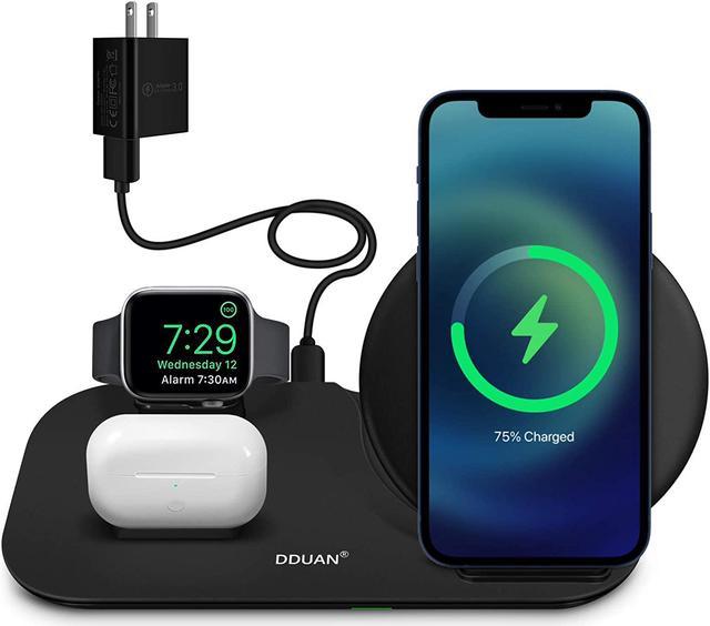 Aukey 3 in 1 Wireless Charger for iPhone, Airpods Pro & Apple Watch