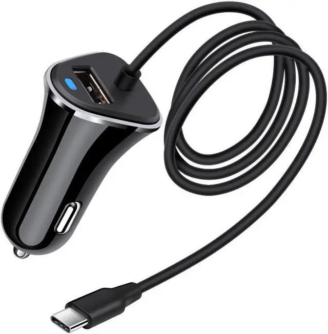 Main image of 3.4A Car Charger Adapter for Samsung Galaxy Z Flip 7/Z Fold 7/S25 Edge/S24 Ultra/S23/S22/S21 5G/S20/S9/S8,Google Pixel 9 Pro Fold/8Pro/8a/8/7/7a/6a/6/5/4,USB C Car Plug with 3ft Type C Charger Cable