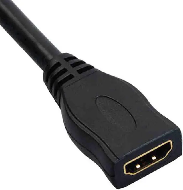Alt view image 2 of 5 - Bi-Directional HDMI Female to DVI-D(24+1) Male Adapter 1080P DVI to HDMI Conveter (1 Black)