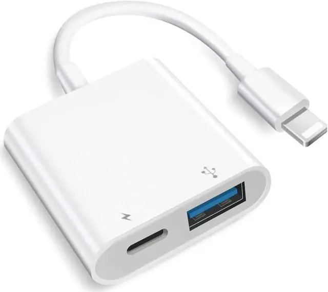 Main image of Lightning to USB 3.0 OTG Adapter for iPhone iPad USB Camera Adapter with Fast Charging Port