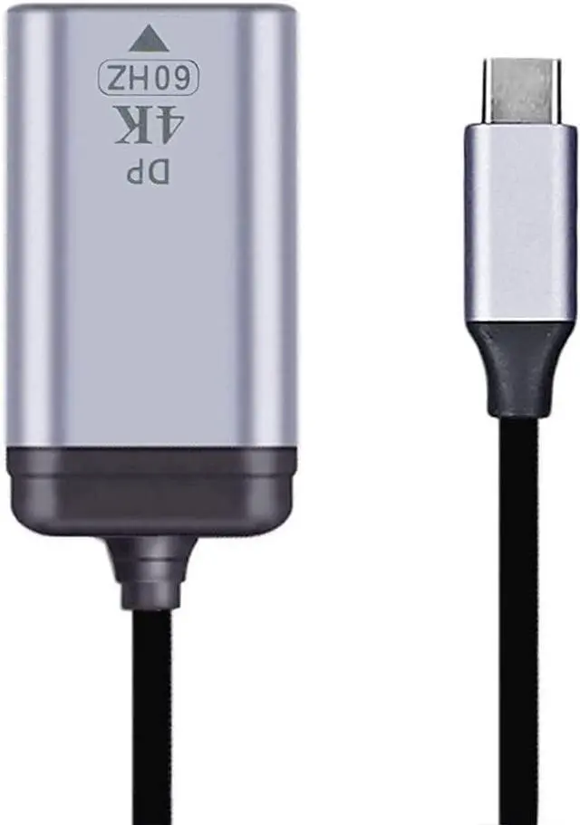 Alt view image 2 of 7 - 4K 2K 60hz USB-C Type C Male to Displayport Female Monitor DP Cable Adapter for Tablet & Phone & Laptop