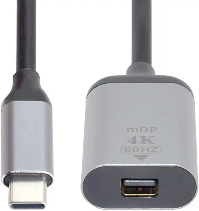 Main image of 4K 2K 60hz USB-C Type C Male to Mini DP Displayport Female Cable Adapter for Tablet & Phone & Laptop