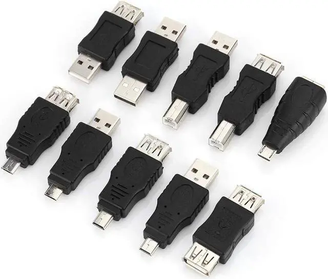 Alt view image 4 of 7 - USB Adapter Kit 40PCS Multiple USB2.0 Adapter Converter Connectors Compatible USB1.1/1.0
