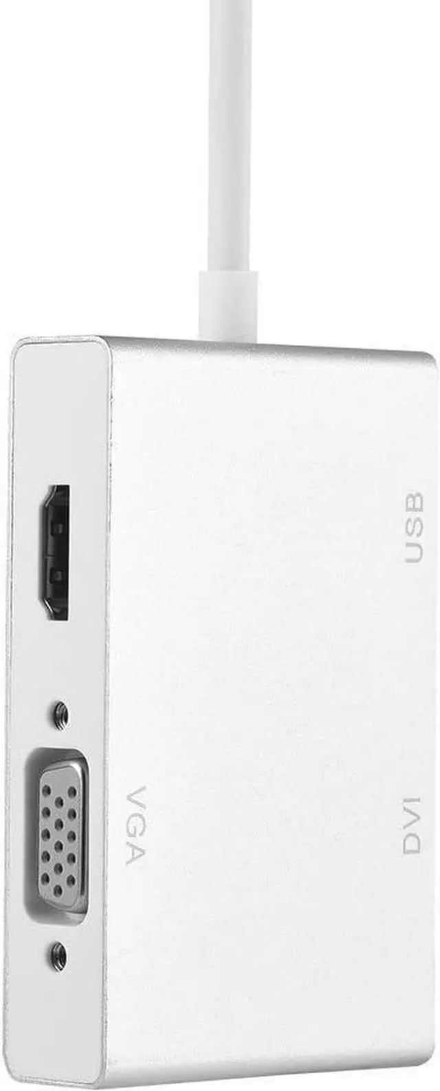 Alt view image 5 of 7 - Silver Type-c to HDMI Converter, Type-C USB OTG Adapter, Metal for Laptop Cellphone