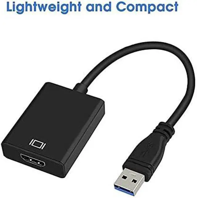 Alt view image 4 of 7 - Premium 1080P USB 3.0 to HDMI-Compatible Video Adapter Converter for Pc Tv USB 3.0 to HDMI-Compatible Adapter