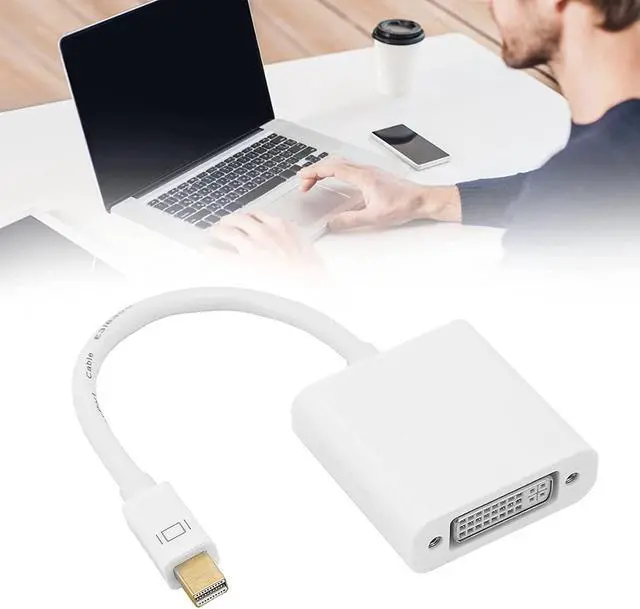 Alt view image 3 of 7 - BCXXKJ 1pcs Mindpure AD020 Mini DisplayPort to DVI Converter Laptop Monitor HD Conversion Connector