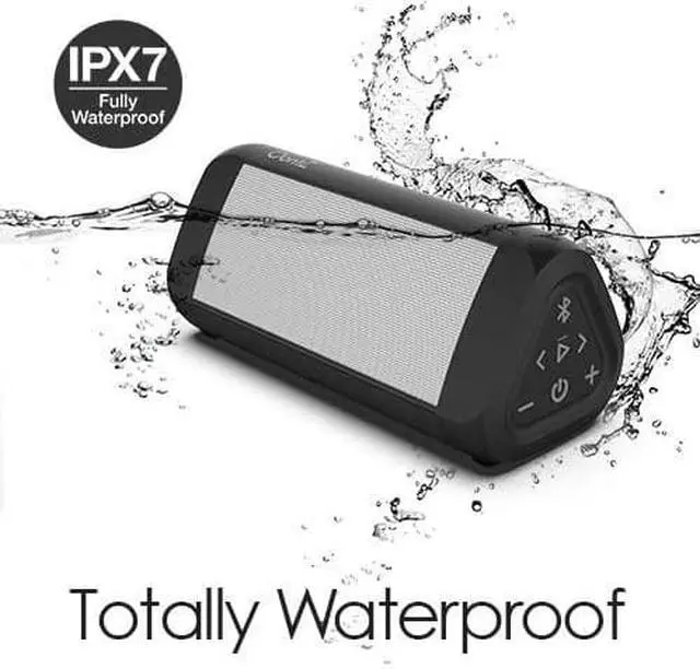 Alt view image 4 of 7 - OontZ Ultra Black with White Grille Bluetooth Speaker with Bracket and Mount Bundle