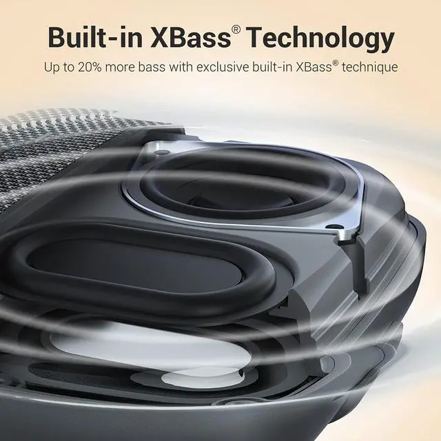 Alt view image 2 of 6 - Tribit StormBox Micro Portable Bluetooth Speaker IP67 Waterproof Dustproof Outdoor Bike Speaker