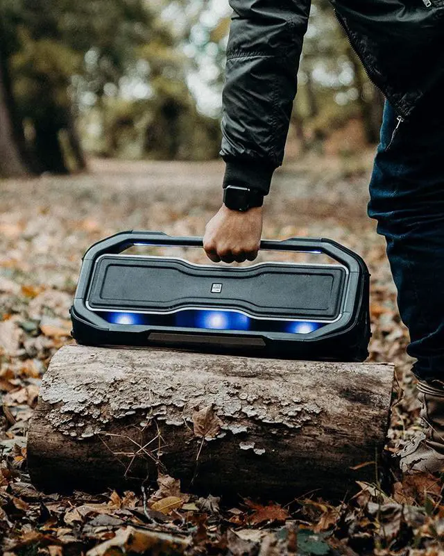 Alt view image 19 of 20 - RockBox XL Portable Bluetooth Speaker - Steel Gray